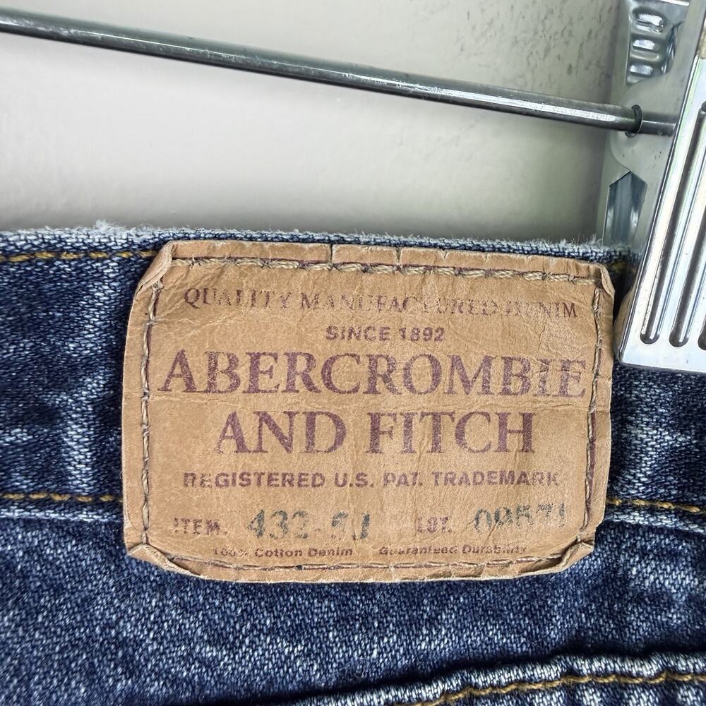 Vtg Abercrombie & Fitch 1892 Jeans Women 8R Bootcut Button Fly Distressed USA - Picture 16 of 16